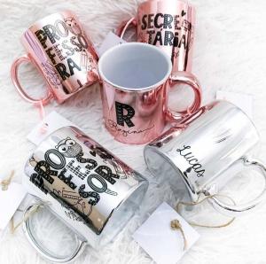 Caneca Cromada  9x20  Sublimação  